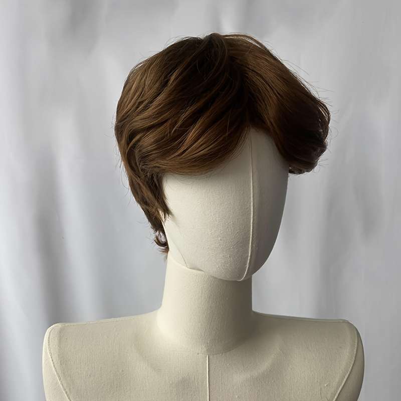 1Pc Black 15.24cm Fashion Design Wig