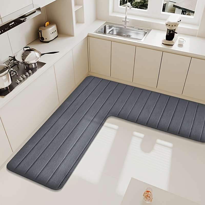 1Pc Dark Gray 150x150x45 59x59x17.7inch Floor Mat