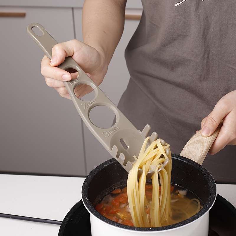 1pc Creative PP Powder Spoon Multifunctional 3-hole Powder Measuring Spoon Household Noodle Spo