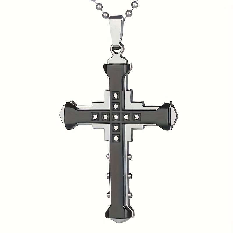 1 Piece Golden Jesus Theme Pendant