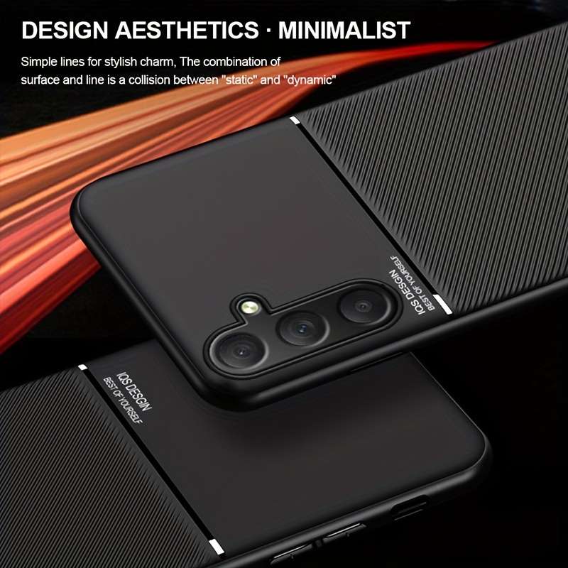 1pc Black For Samsung Galaxy A55 5G Phone Cases