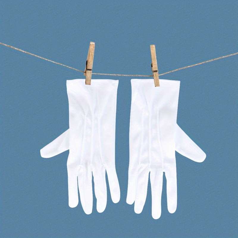 3 Pairs In white Household Cleaning Gloves