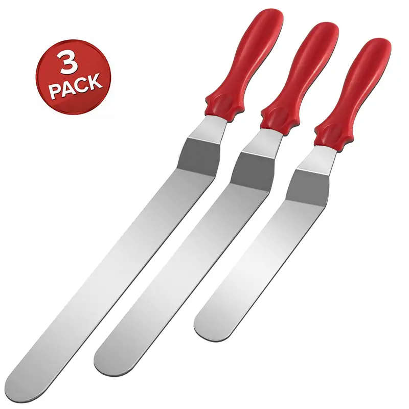 Neutral Cake Spatula 3-Piece Set