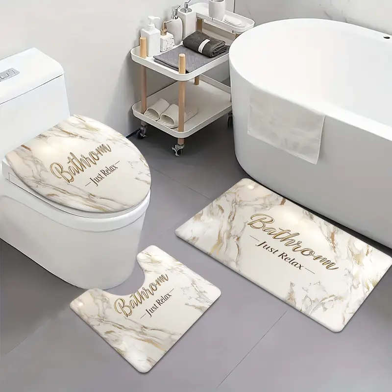 New Design Bathroom Mat Set