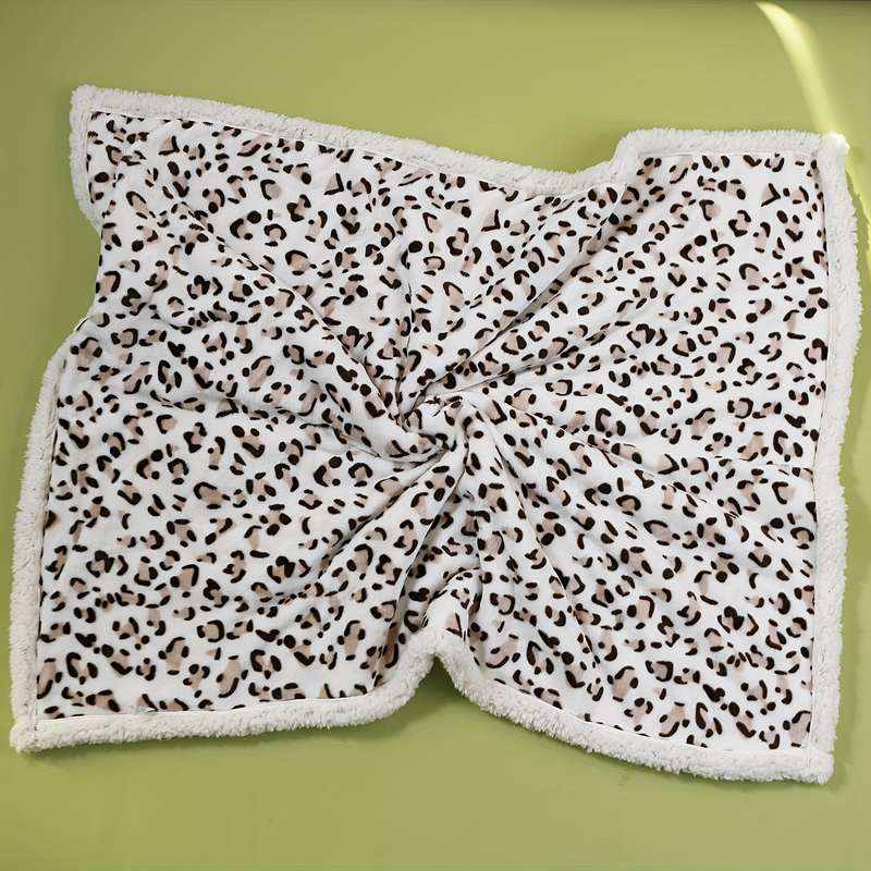 1ps Blanket Color Leopard Print