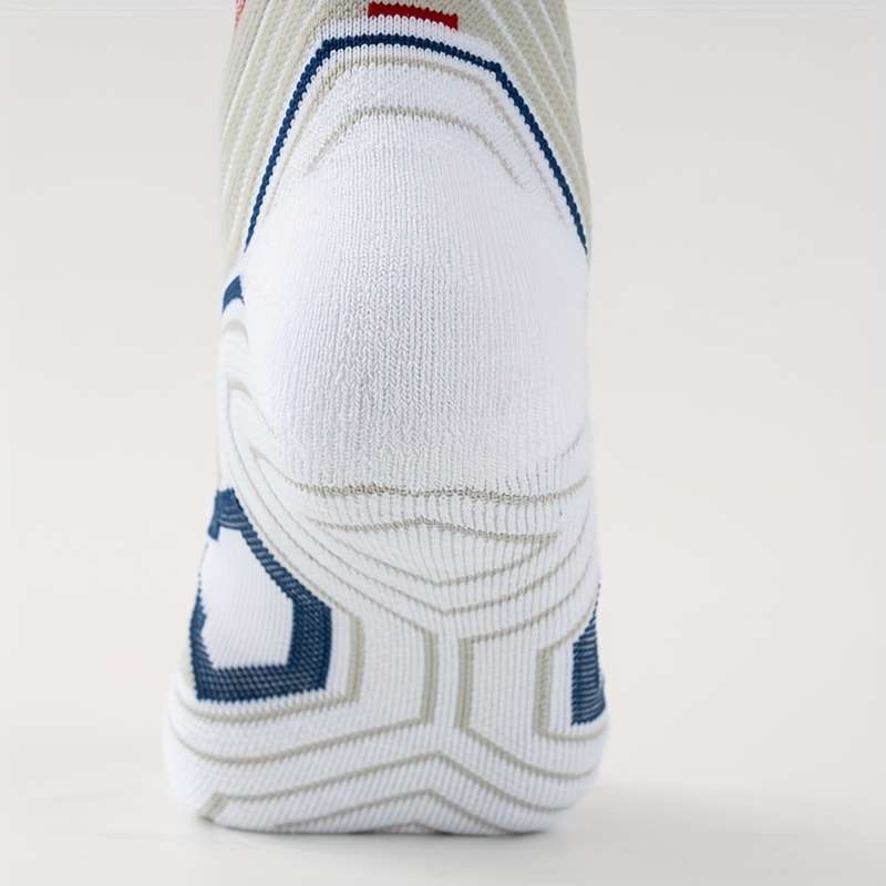 1 Pair White Size L Socks