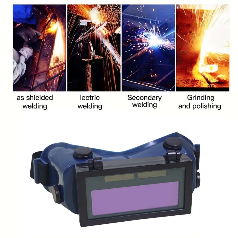 1pc Auto-Darkening Welding with Comfortable Adjustable Eye Mask for Safe Welding Grinding