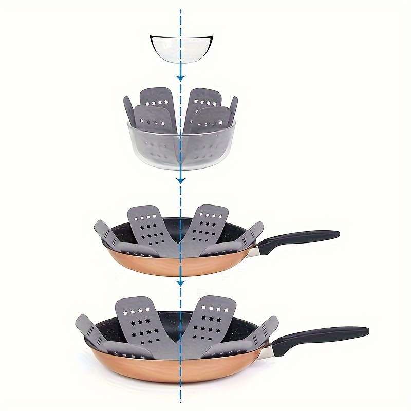 6pcs multi-color hexagonal placemat outdoor cooking insulation mat