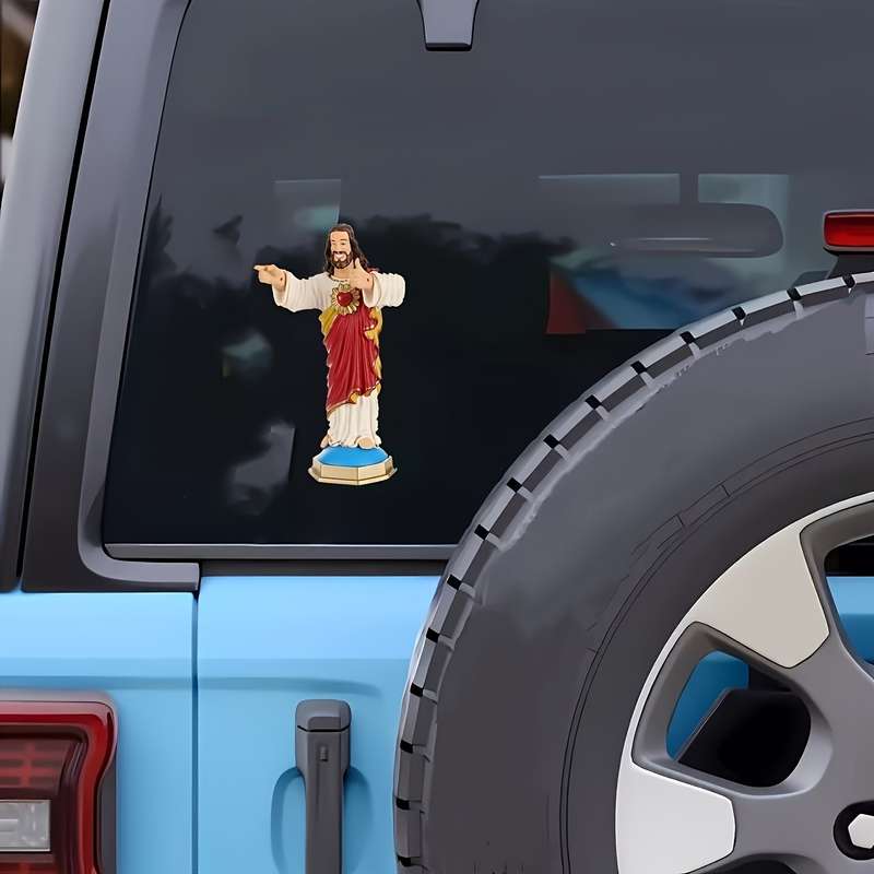 2pcs Jesus Christian Themed Stickers