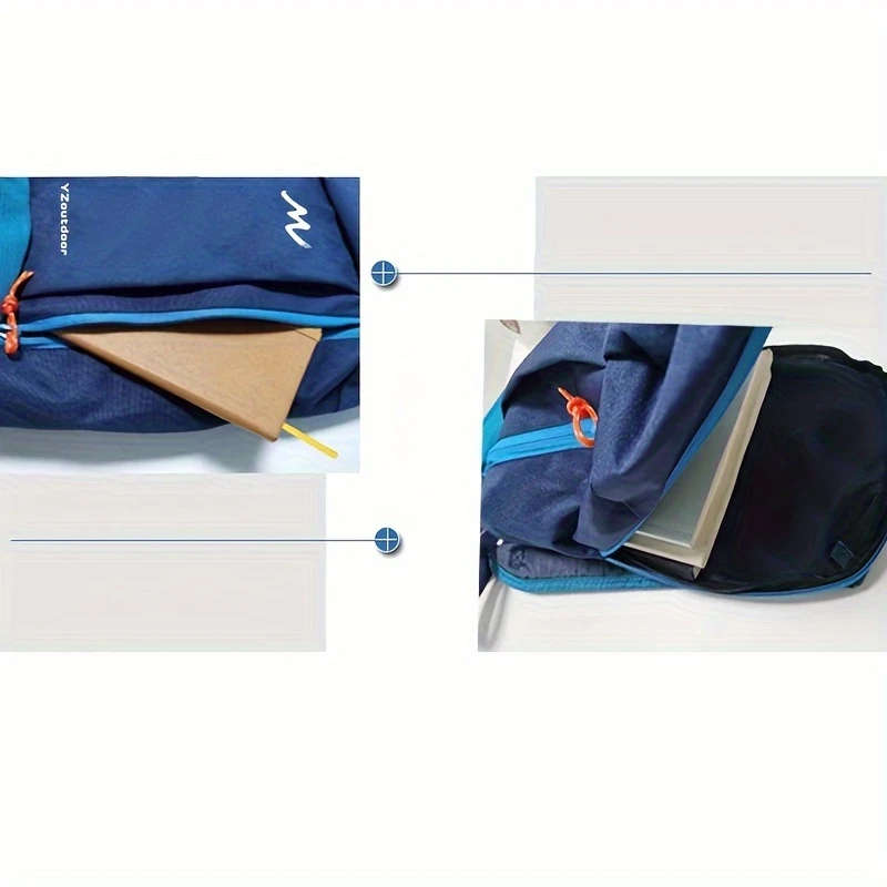 1pc Collapsible Backpack for Outdoor Adventures Lightweight Waterproof and Perfect for Hiking