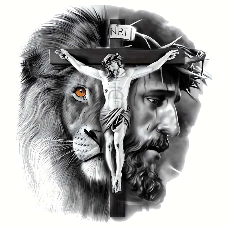 10pcs  Jesus Christian Themed Stickers