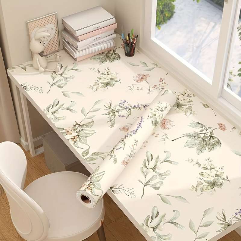 1PC Wall StickersMorning Flowers And Evening Flowers H22.5m LongX44cm Wide