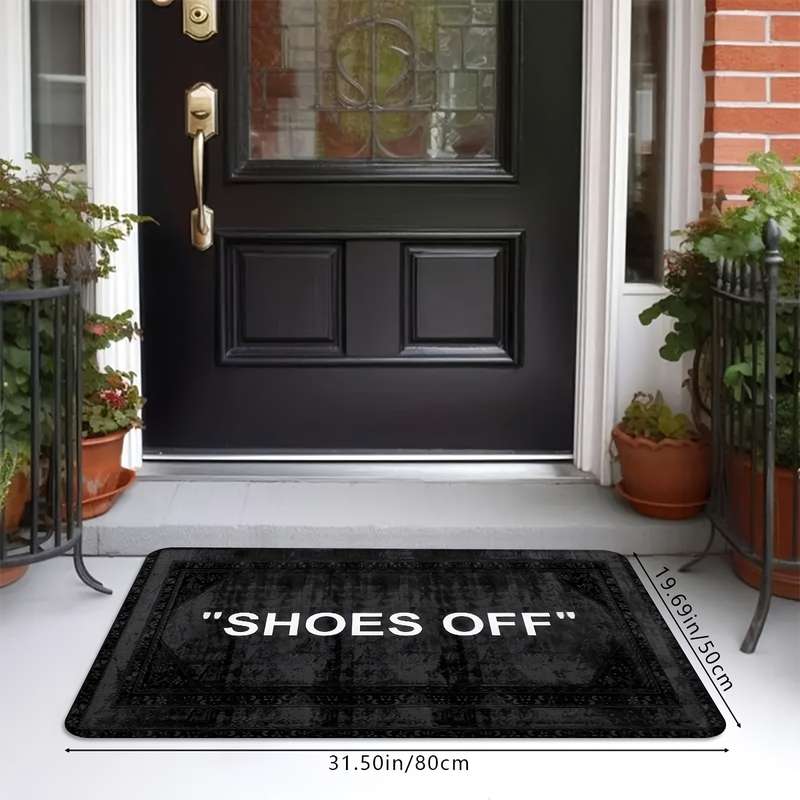 1Pc Back 19.69x31.50inch 50x80cm Floor Mat