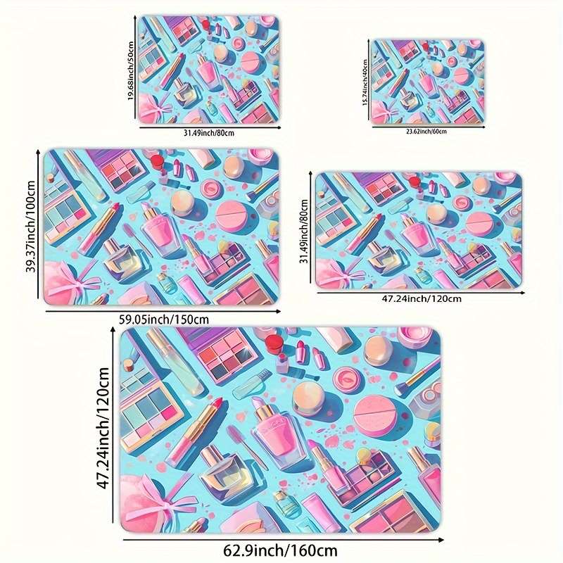 1Pc Blue 19.69x31.49inch 50x80cm Floor Mat