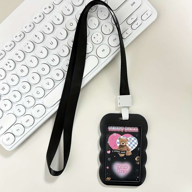 1pc 1 Set ABS Slide Card Holder 3 Inch ID Postcards Bus Rainbow Card Organizer With PP Buckle Lan