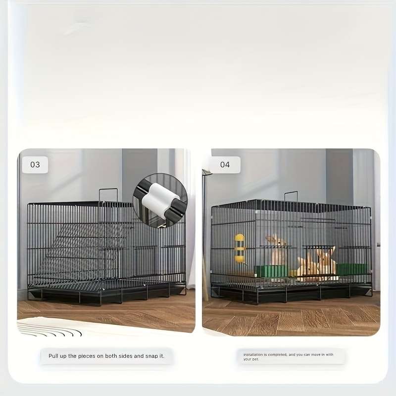 1pc White Pet Cage