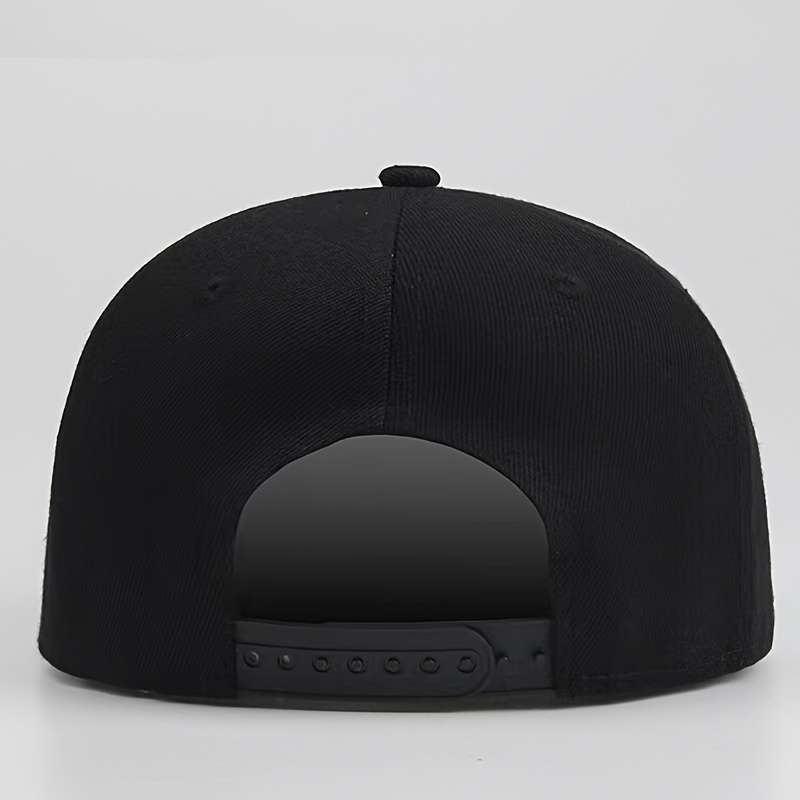 1pc Unisex Hip-Hop Baseball Cap Adjustable Polyester Snapback Retro Style with Geometric Shush