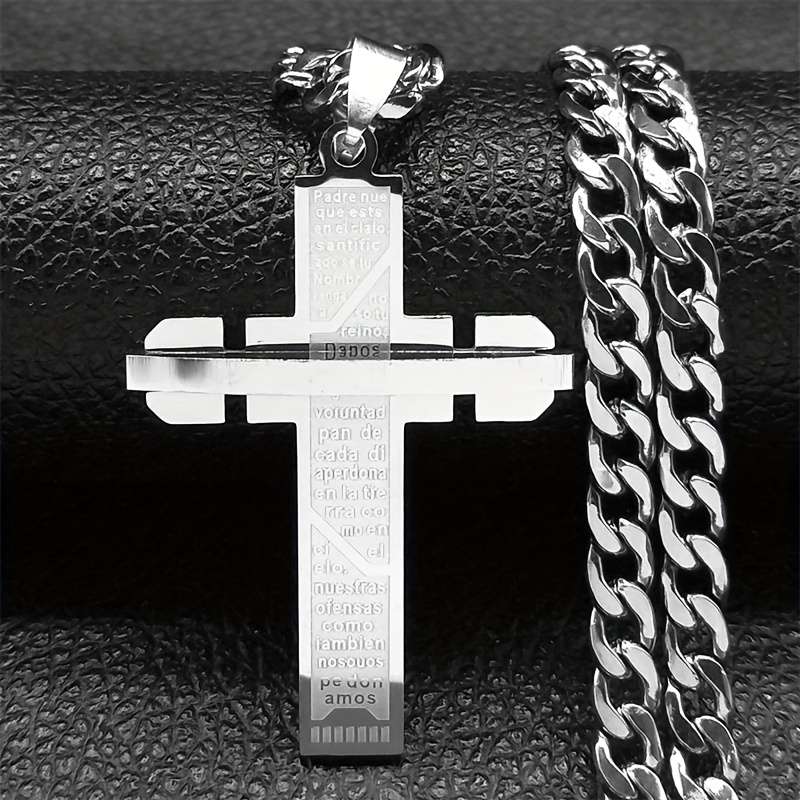 1 Piece Golden B Jesus Theme Pendant