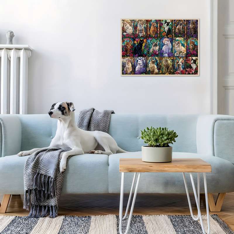 1000 Piece Paper Jigsaw Puzzle For Adults 19.25 x 26.75 Inter