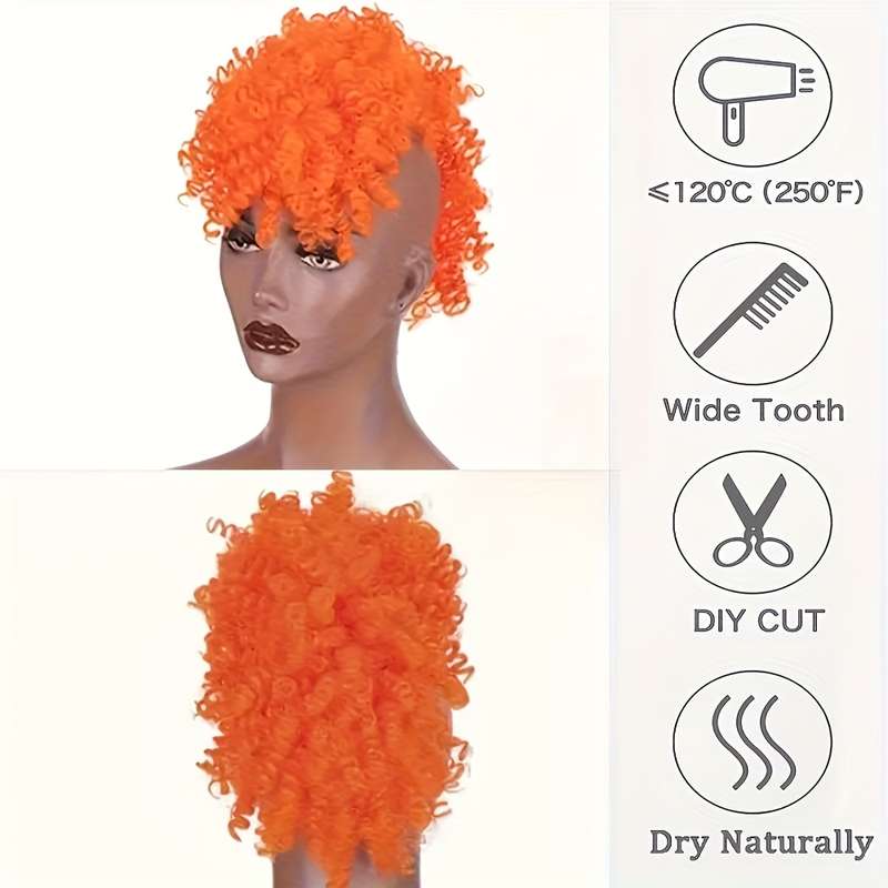 1Pc Red 40.64cm Fashion Design Wig