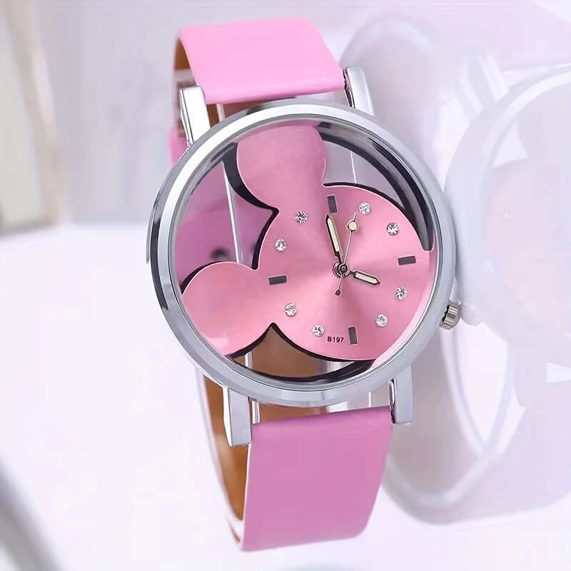 1pc Charming Women'S Watch Stylish And Casual Featuring a Faux Leather Strap And Quartz Movement