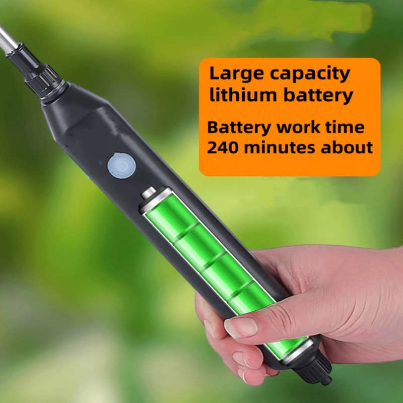 1Pc 1800Mah 5L Portable Electric Watering Can With Adjustable Nozzle Lithium Battery Usb Rechargeabl