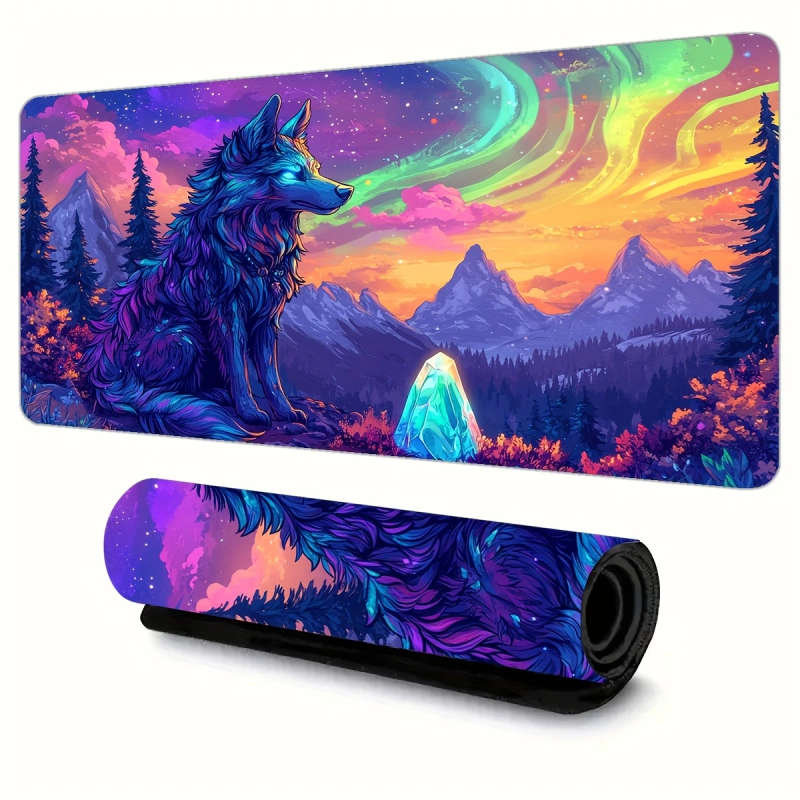1pc 30x80cm Fantasy Crystal Mouse Pad Durable Odorless Office Desk Accessory Suitable