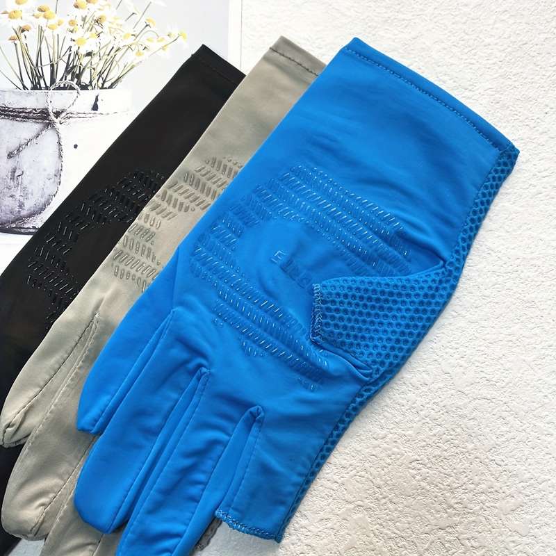 1 Pair Black One Size Outdoor Sports Gloves