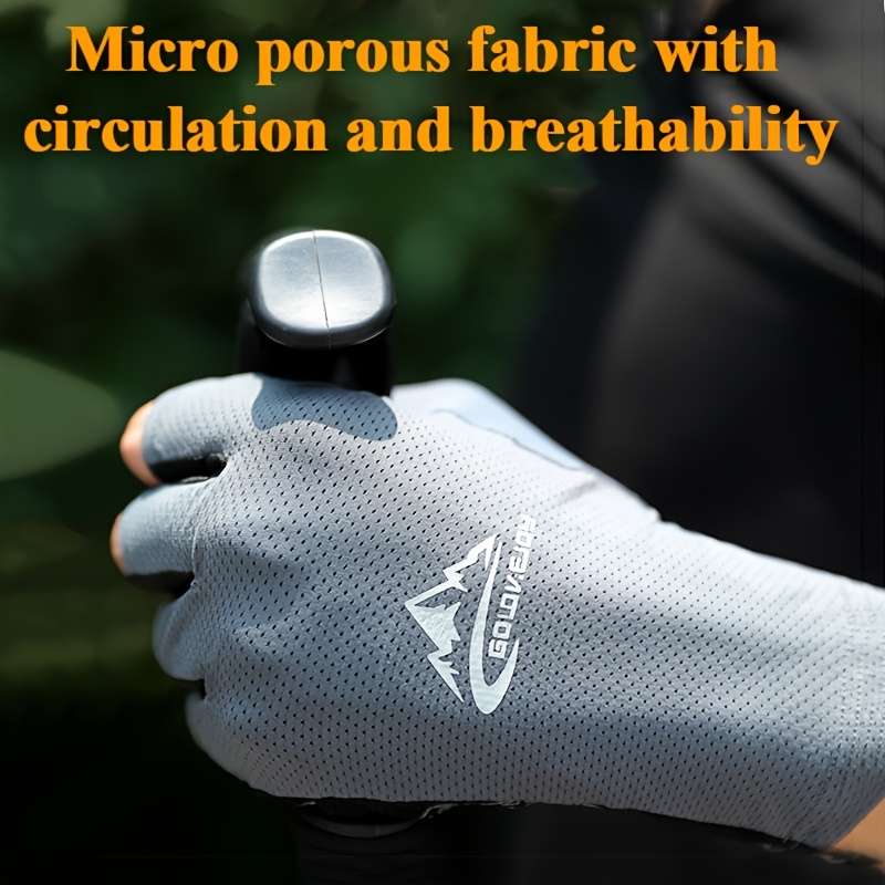 2 Pairs Black Gray Outdoor Sports Gloves