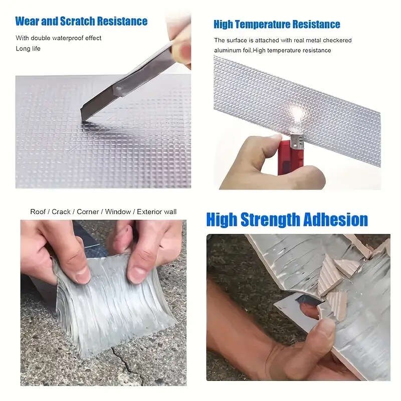 1 Roll Of Waterproof  High-temperature And Low-temperature Self-adhesive Tape That Can Repair