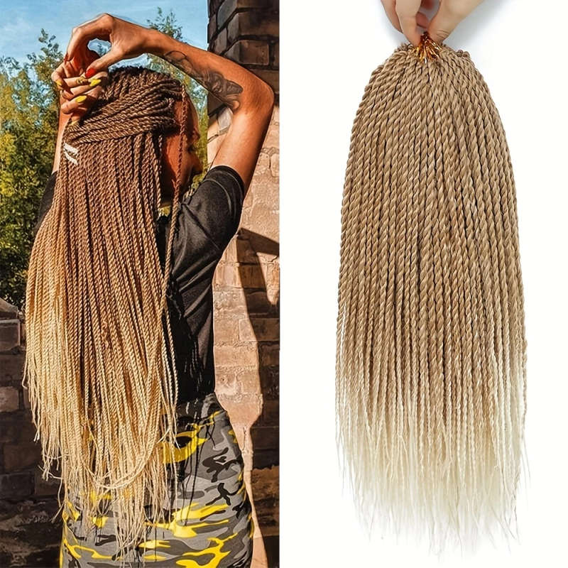 Elegant Women's Double Twisted Color Fiber Wig