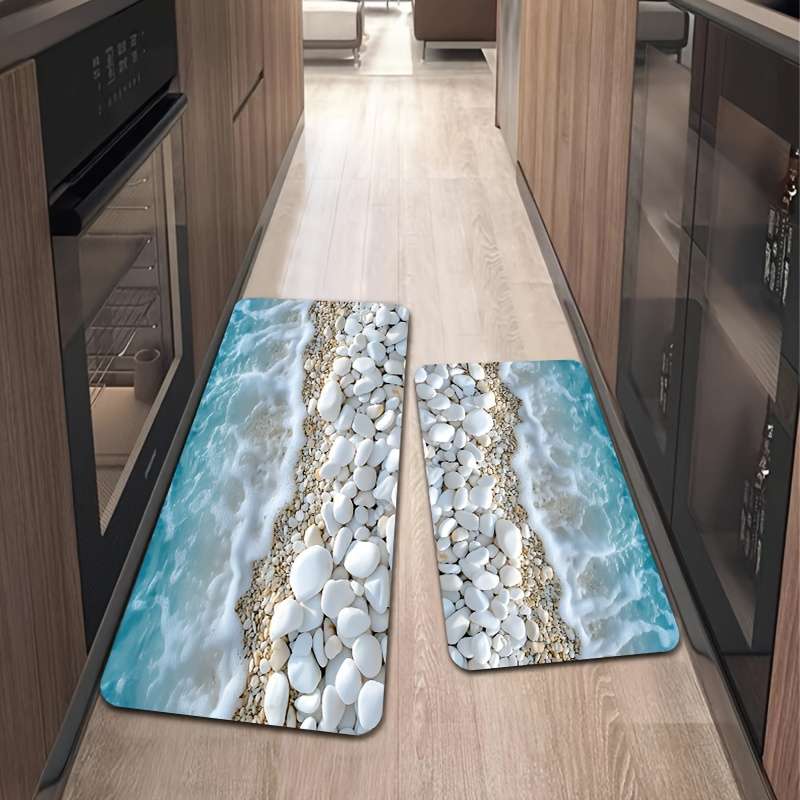 1Pc Blue 19.69x31.49inch 50x80cm Floor Mat