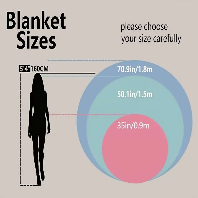 1ps Blanket Size 180Cmx180Cm