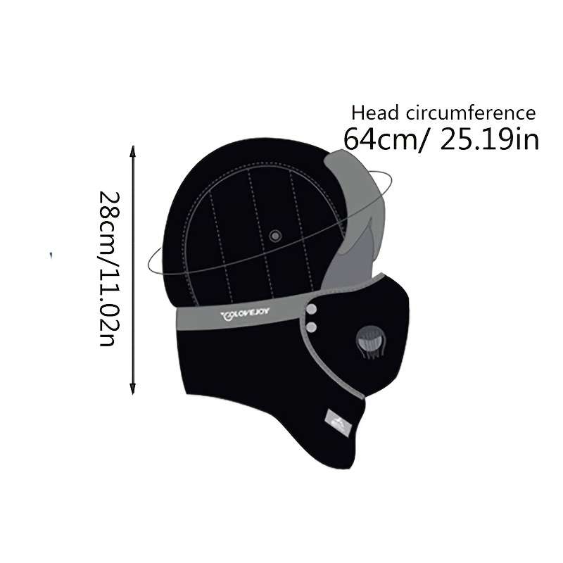 Hat Khaki Add Clear Goggles