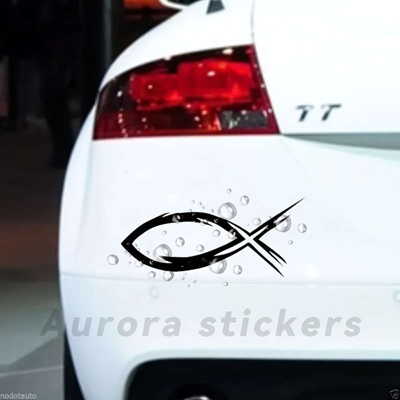 1pc Black Jesus Christian Themed Stickers