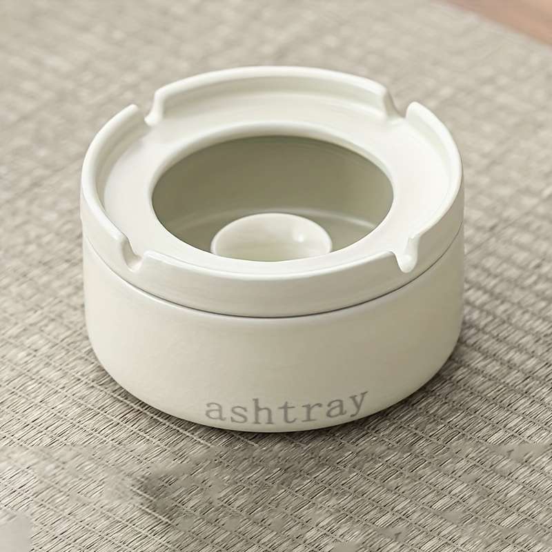 1pc Creative Ashtray European Simple Ashtray Ceramic Style Personality Living Room High-end Ornamen