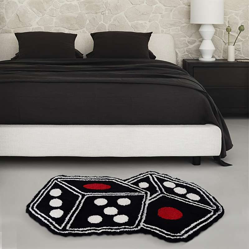 1Pc Black 19.7x31.5inch 50x80cm Floor Mat