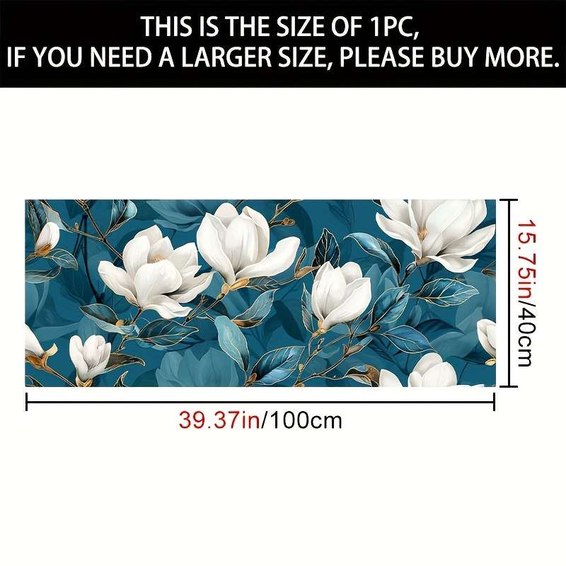 1Pc 39.37x15.75in 100x40cm Door Window Sticker