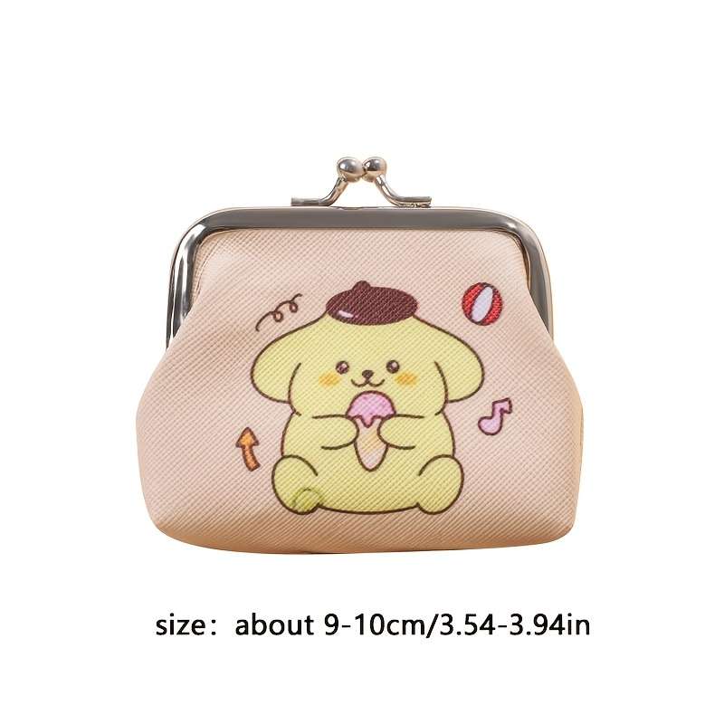 1pc Compact Sanrio Bag Easy to Carry Kitty Kuromi Wallet Fun Coin Pouch Cute Storage Bag Coin C