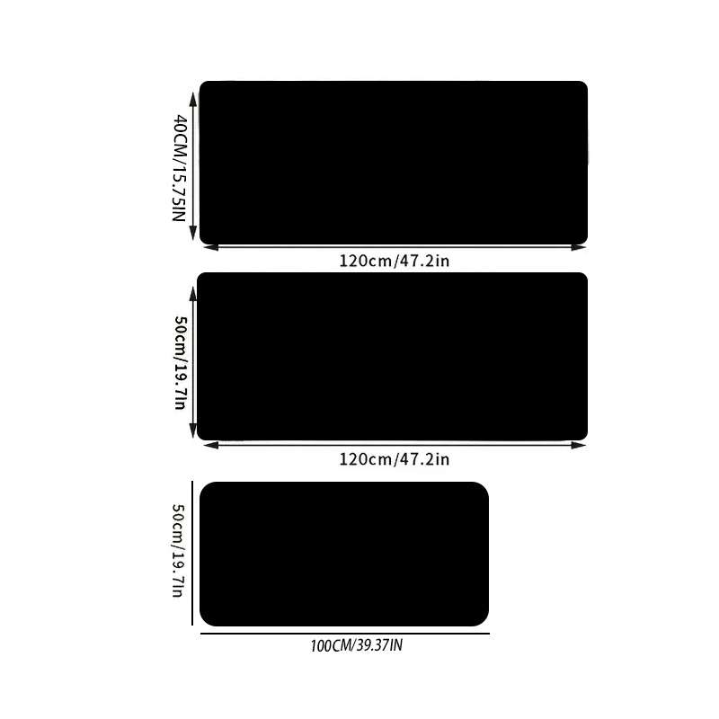 1Pc Dark Gray 40x120cm Floor Mat