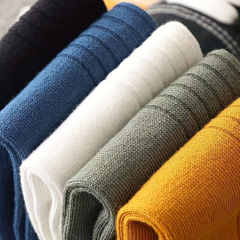 6 Pairs Mixed Pack One Size High Elastic Socks