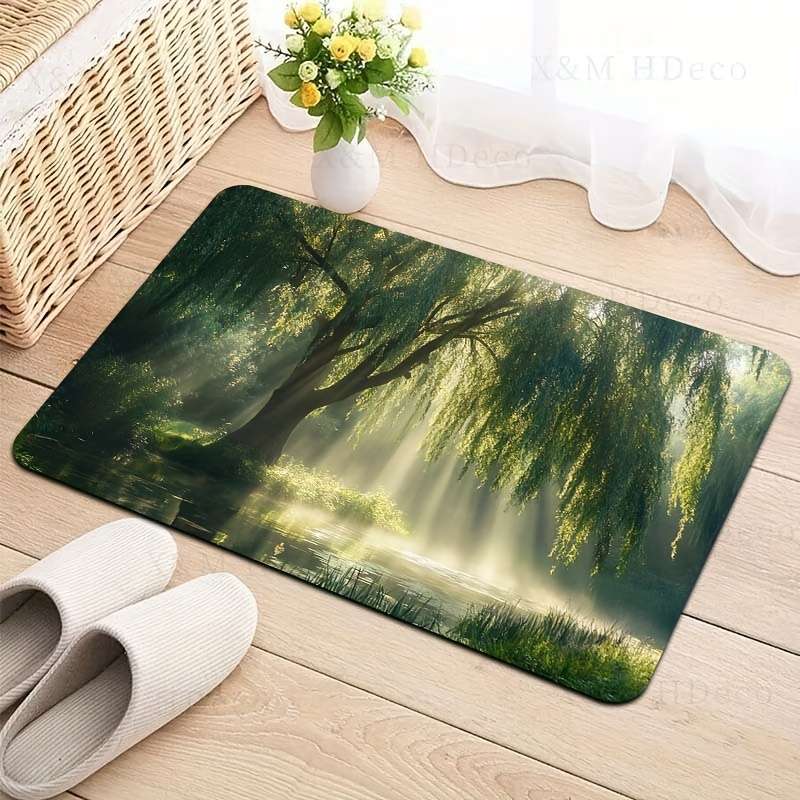 1Pc Green 19.69x31.49inch 50x80cm Floor Mat