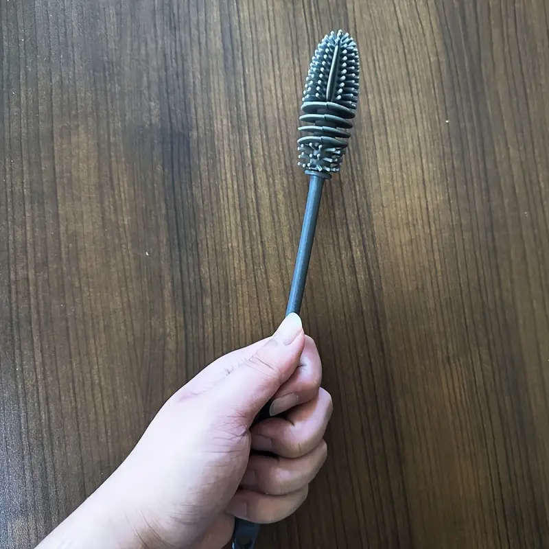 Easy-Clean Silicone Bottle Brush With Long Handle