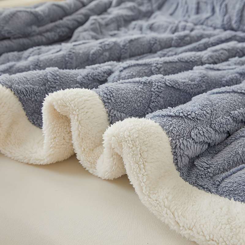 1ps Blanket Color Dark Gray size 200x230cm
