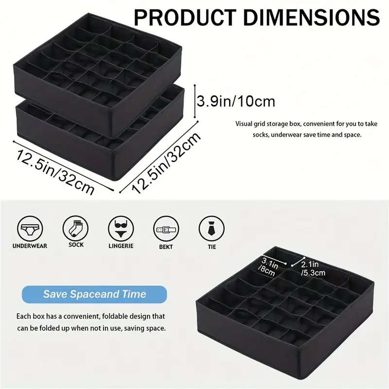 Foldable Wardrobe Organizer