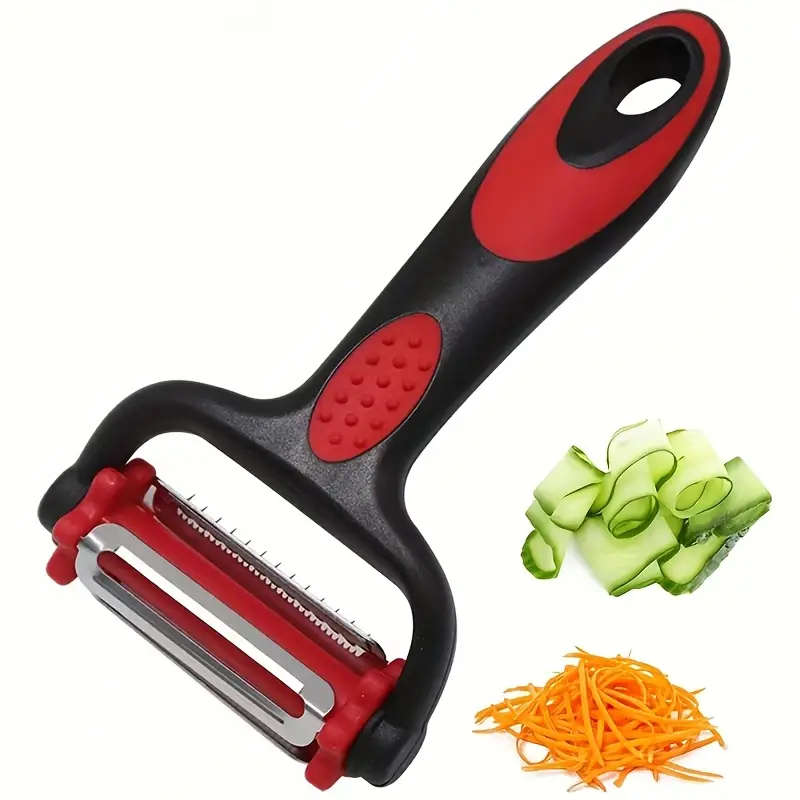 1pcs 3in1 Rotary Peeler Fruit Vegetables Cabbage Graters Salad Carrot Potato Slicer Kitchen Multifun