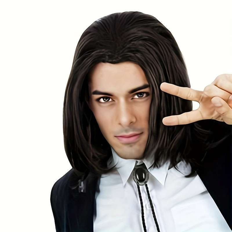 1Pc Black Fashion Design Wig