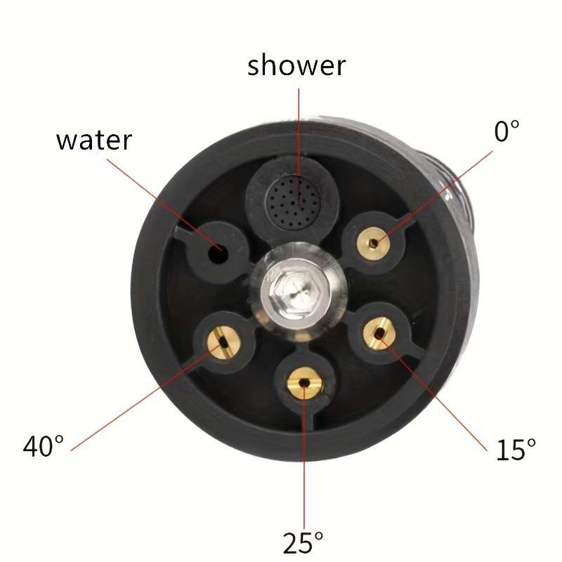 1Pc 6In1 Multifunctional Nozzle High Pressure Nozzle