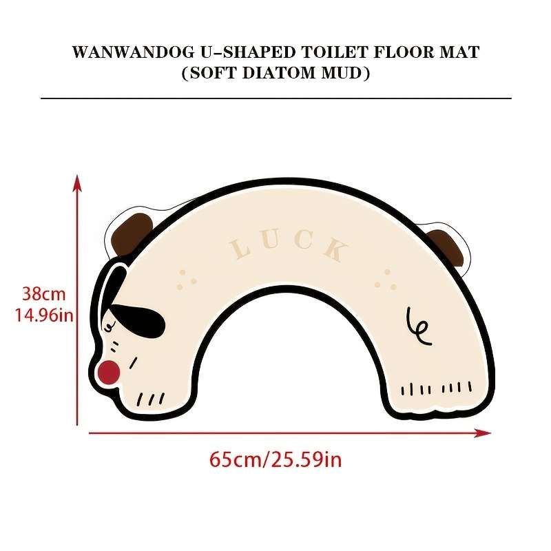 1Pc 38x65cm 14.96x25.59inch Floor Mat