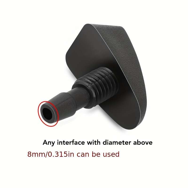 2Pcs Car Windshield Wiper Nozzle Spray Kit